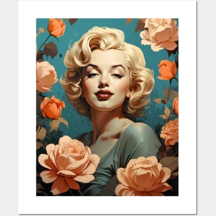 Marilyn Monroe Portrait Posters and Art